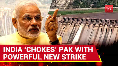 Indian Government Closes Salal Dam Gates, Chokes Water Flow To Pakistan After Pahalgam | Watch