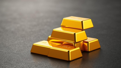 AI-generated image Gold rate today: Gold prices surge Rs 550 to Rs 97,350 per 10 grams while silver faces decline of Rs 400