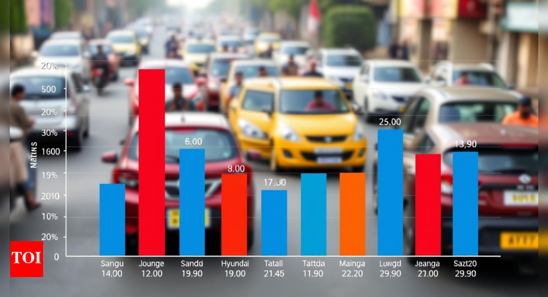 Maruti Suzuki’s passenger vehicle market share slips below 40% in April, Mahindra climbs to second spot – Times of India
