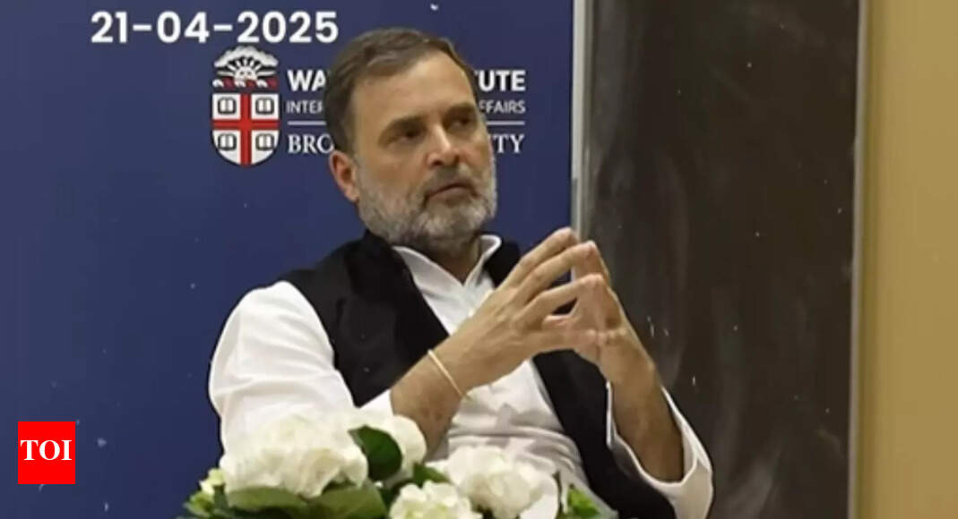 Trump within his rights to negotiate tariffs, India capable of working out deal: Rahul Gandhi