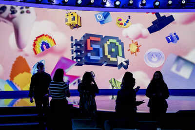 Microsoft 50th anniversary party