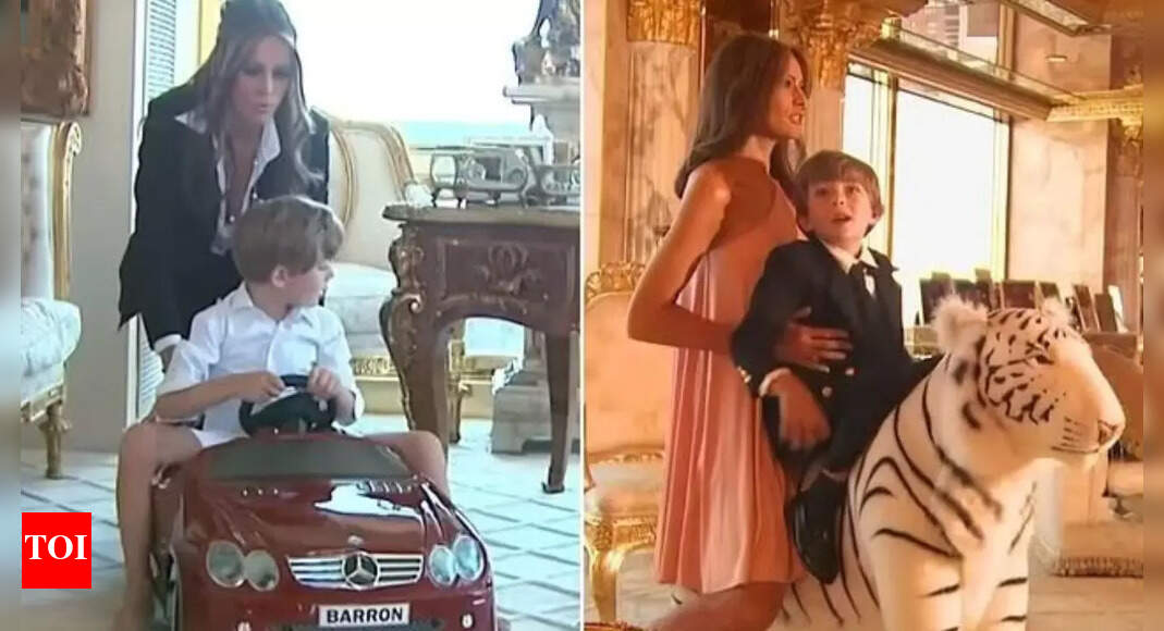 Young Barron Trump's toy room pic goes viral after Donald Trump says two dolls are enough