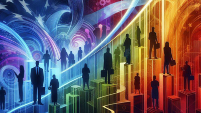 AI-generated image (Credit: Bing image creator) US service sector expands in April, ISM index beats expectations at 51.6%