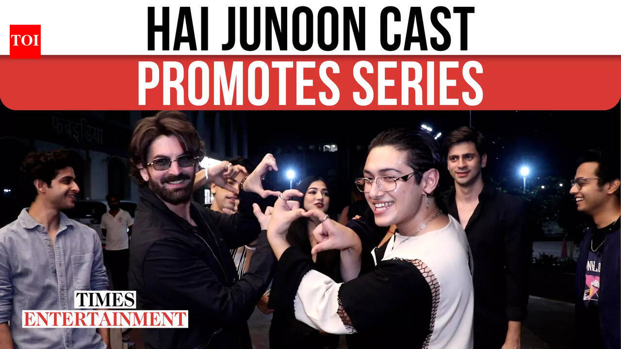 Hai Junoon’ Cast Steps Out for Series Promotion