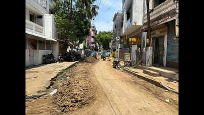 Choolaimedu bears brunt of dug up roads