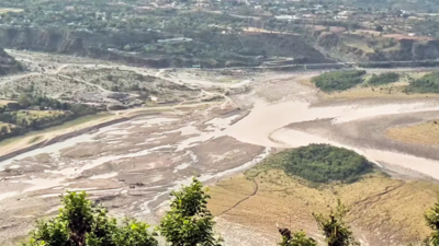 Pakistan-bound Chenab’s flows regulated, river ‘almost dry’
