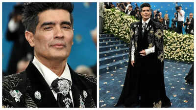 Manish Malhotra walks Met Gala 2025 carpet in dramatic ensemble, Fans say he 'SERVED' - Pics