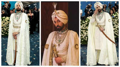Diljit Dosanjh channels Punjabi royalty at Met Gala 2025 in Maharaja-inspired look - WATCH