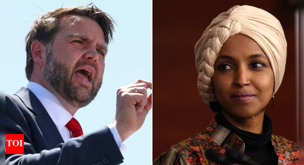‘Genocidal language’: JD Vance blasts Ilhan Omar’s call to ‘profile white men’ – Times of India