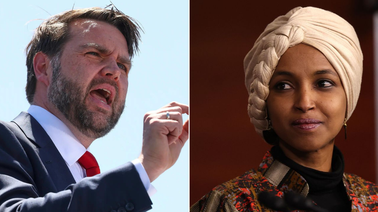 Genocidal language': JD Vance blasts Ilhan Omar's call to 'profile white  men' - Times of India