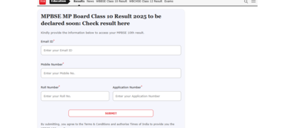 How to check MP Board Class 10,12 result 2025 on TOI portal? – The Times of India