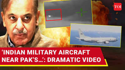 Pakistan Navy Claims Tracking Indian Aircraft Amid High Alert, Releases Video | Watch