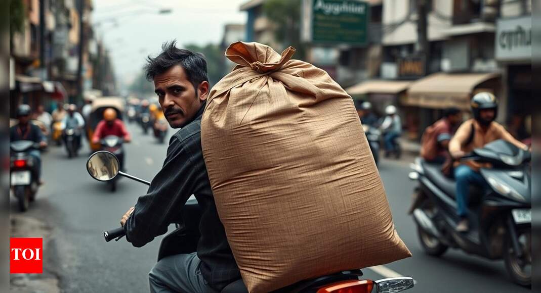 Man caught transporting wife's body stuffed in gunny sack on scooter in Pune