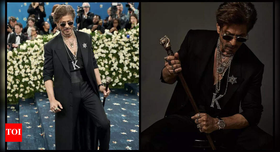 MET Gala 2025: Decoding the vision behind Shah Rukh Khan’s diamond-studded ‘K’ pendant | – The Times of India