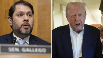 'Why not fine them $5k and give a work visa?' Ruben Gallego hits back at Donald Trump’s self-deportation scheme