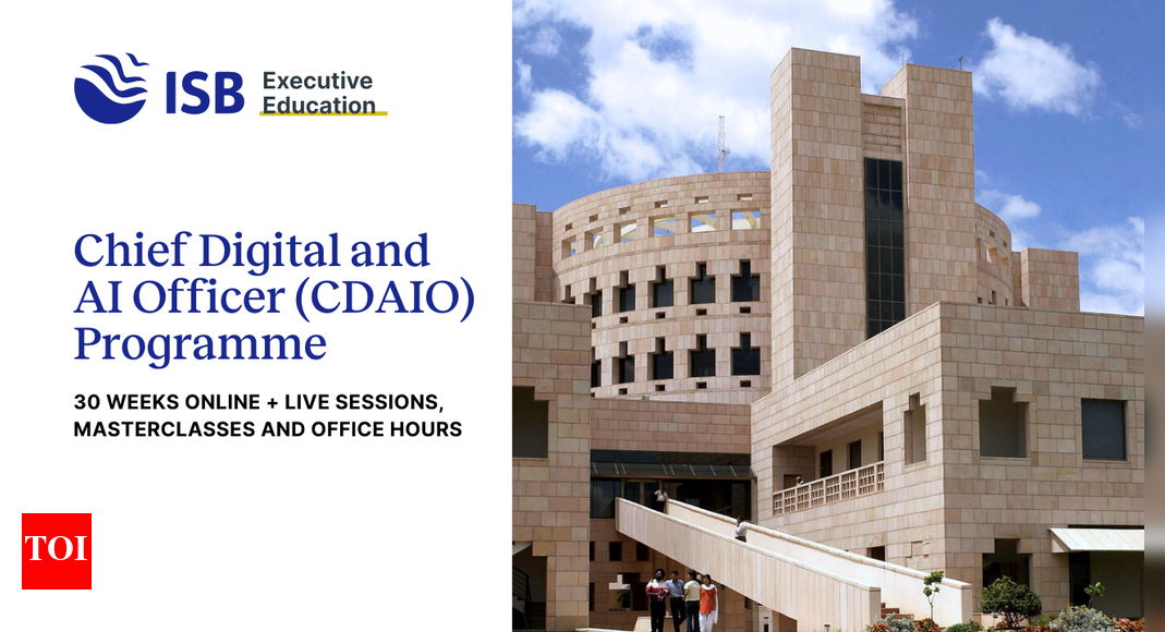 Spearhead digital transformation for your organisation with ISB Executive Education's Chief Digital and AI Officer Programme