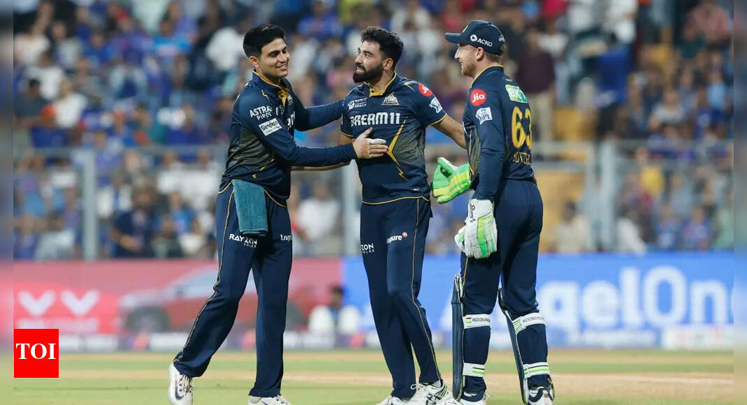 MI vs GT Live Score: Mohammed Siraj strikes for Gujarat Titans