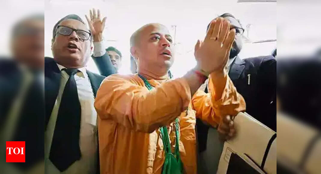 New arrest order against Iskcon priest Chinmoy Krishna Das; Bangladesh court stays bail | India News – The Times of India