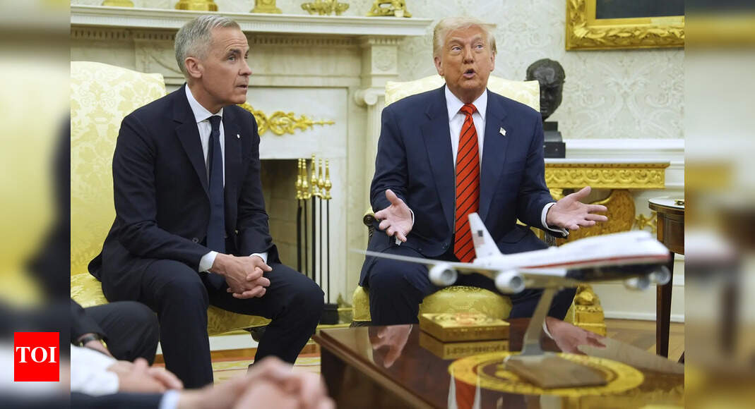 Trump-Carney meeting top updates: On Carney’s ‘Canada not for sale’ remark, Trump replies ‘only time will tell’ – Times of India
