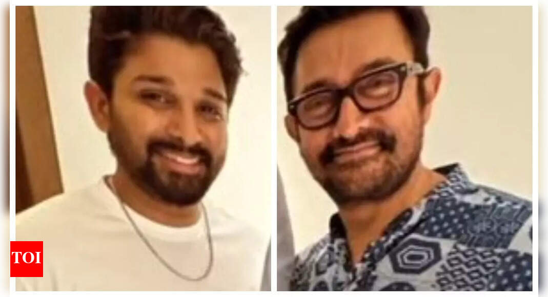 अल्ला अर्जुन ने आमिर खान के निवास में देखा; काम में गुप्त फिल्म पर स्पार्क्स अटकलें |
