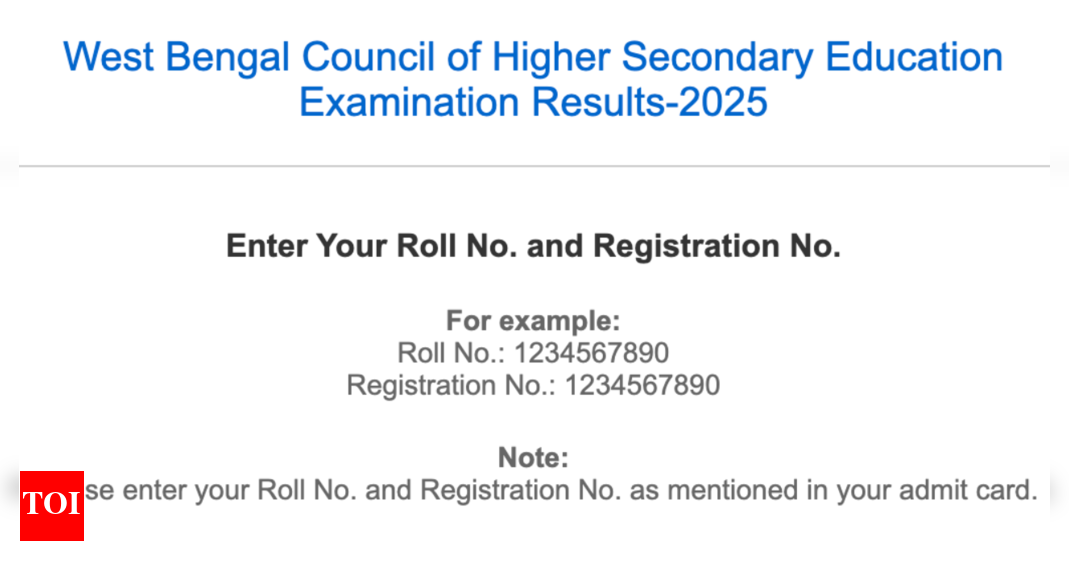 WB board HS Class 12th result : Date and time announced, check official link – The Times of India