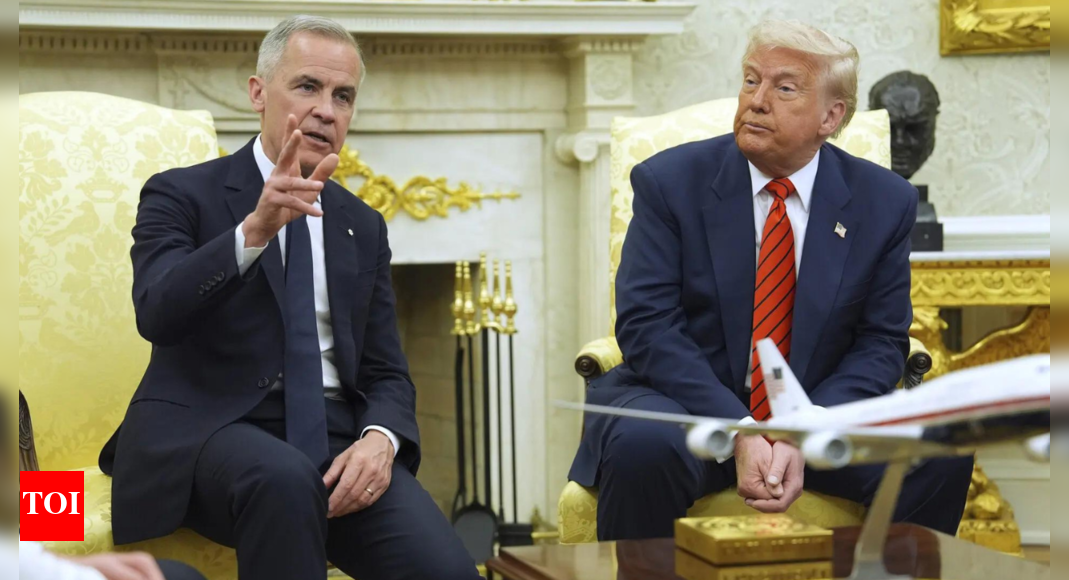 Carney fact-checks Trump in first meeting at White House
