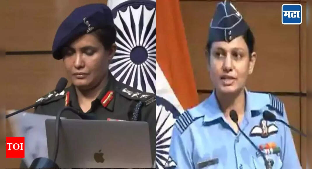 Meet the women who led Operation Sindoor: Col Sophia Qureshi and Wing Commander Vyomika Singh – The Times of India