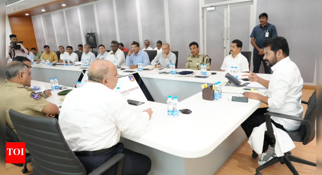 Telangana CM A Revanth Reddy puts police on high alert after review with defence officials post ‘Operation Sindoor’ | Hyderabad News