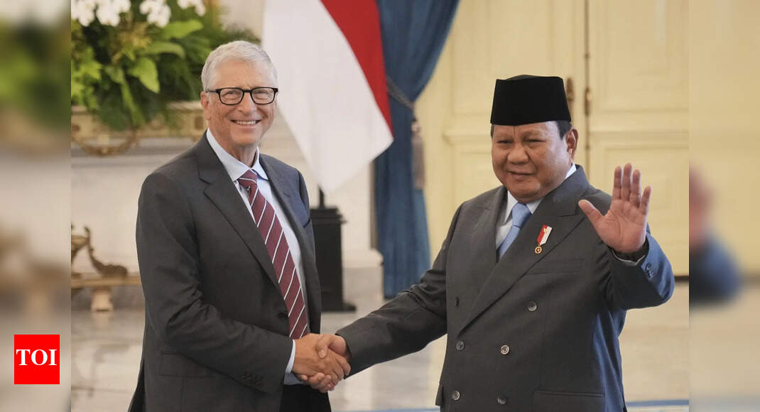 Bill Gates meets Indonesian leader to discuss health and sustainable development initiatives