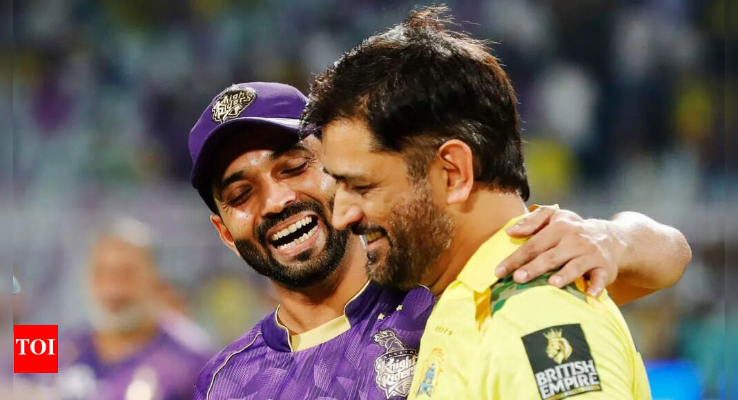 Final goodbye? MS Dhoni reminisces his early playing days at Eden Gardens – The Times of India