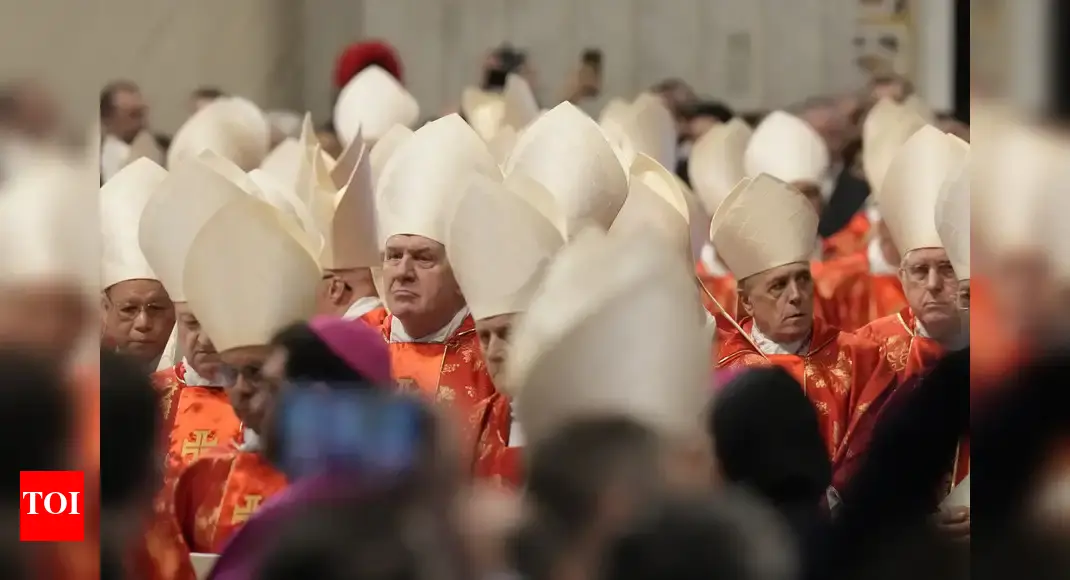 Cardinals enter Sistine Chapel to start centuries-old secret ritual to elect a new pope