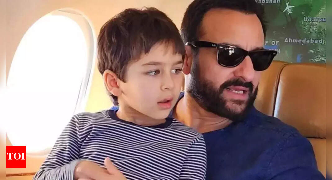 सैफ अली खान से पता चलता है कि उनके छोटे बेटे तैमूर स्कूल के खेल में बोलने के लिए घबराए हुए थे: “अब्बा, मुज, लॉग्रॉन के सैमन बखुत, लैग है” | हिंदी पर फिल्म समाचार