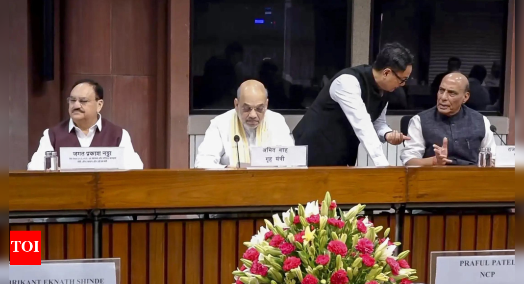 ‘At least 100 terrorists killed; Operation Sindoor still ongoing’: Rajnath Singh at all-party meet | India News – The Times of India