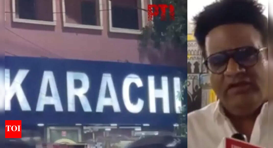 ‘Not a Pakistani brand’: Protest erupts against Karachi Bakery in Hyderabad | Hyderabad News – Times of India