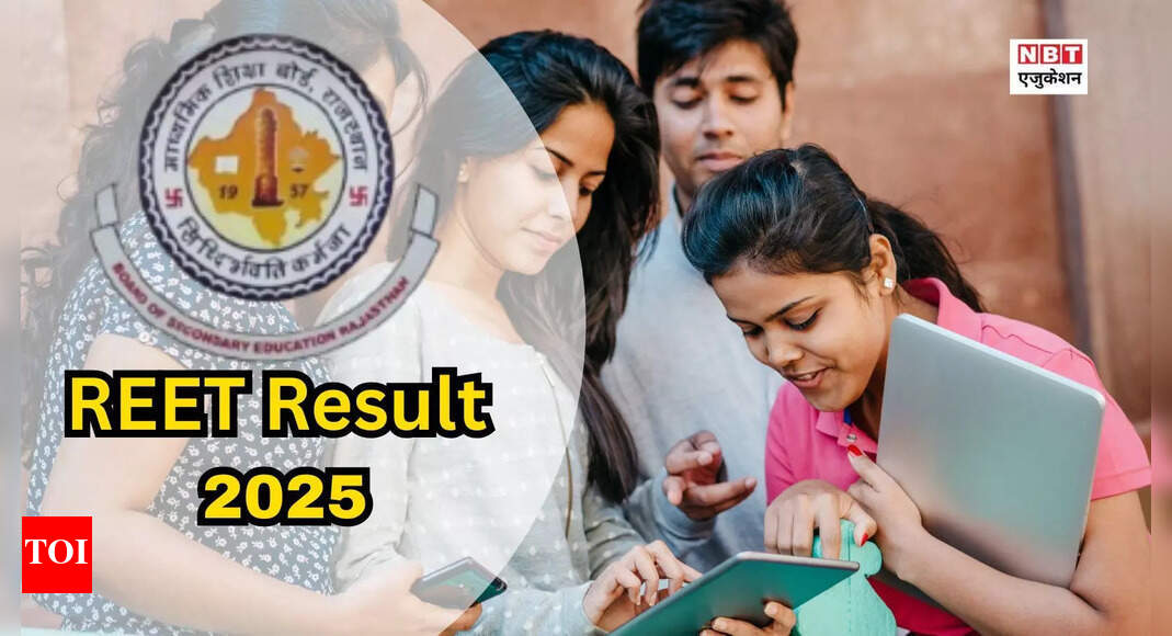 REET result 2025 declared: Check direct link to download scorecards