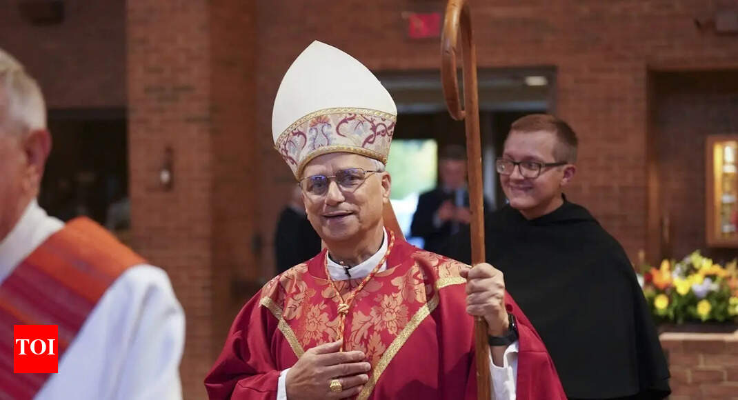 What is the real name of Pope Leo XIV, the 267th Bishop of Rome? | - Times of India