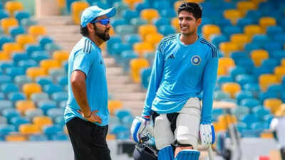 Rohit Sharma (L) and Shubman Gill (R) in a file photo. 'One of the best captains I've played under': Shubman Gill thanks retiring 'cap' Rohit Sharma