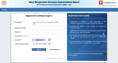 WBJEE Answer Key 2025 Released: Check direct link to download here – Times of India