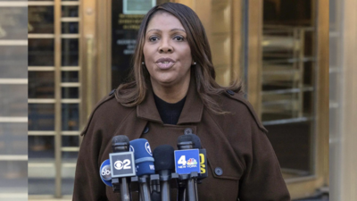  Letitia James heckled over alleged mortgage fraud