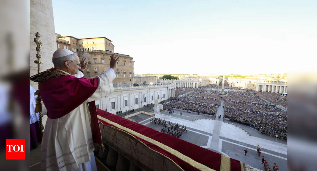 Pope Leo XIV celebrates first Mass after historic election as Pope Francis' successor