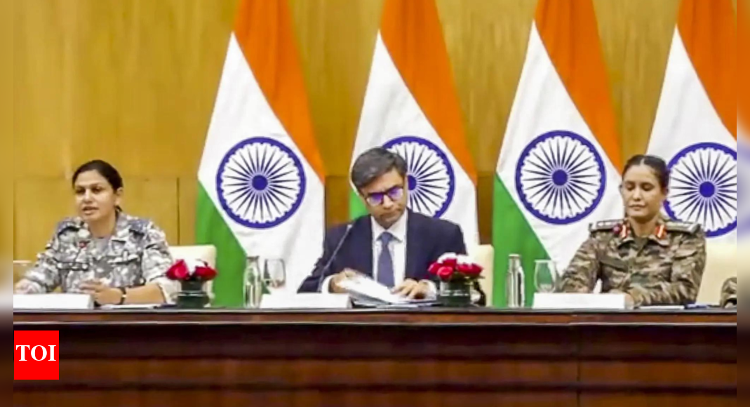 ‘Turkey-made drones, civilian planes used as shields’: MEA on Pakistan’s failed incursion | India News – The Times of India