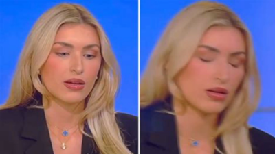  Fox News commentator Camryn Kinsey faints mid-sentence live on air
