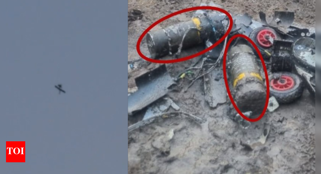 Multiple Pakistan drones flying over Khasa Cantt in Amritsar destroyed; Army releases video | India News – The Times of India