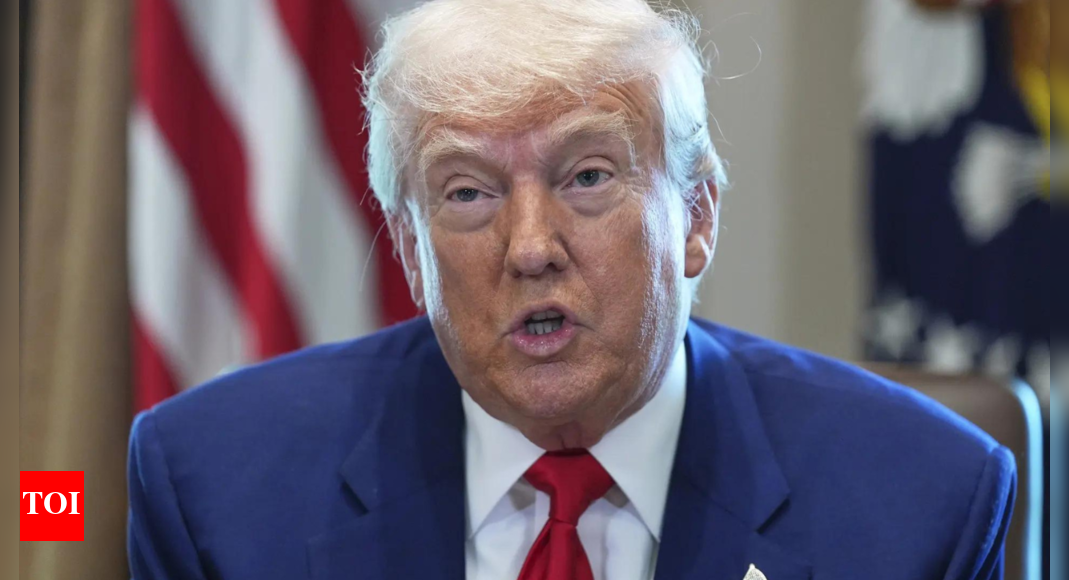 Trump hints at cutting China tariffs to 80% - Times of India