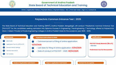 AP POLYCET 2025 result link likely to be out on this date at polycetap.nic.in, how to download rank card – Times of India