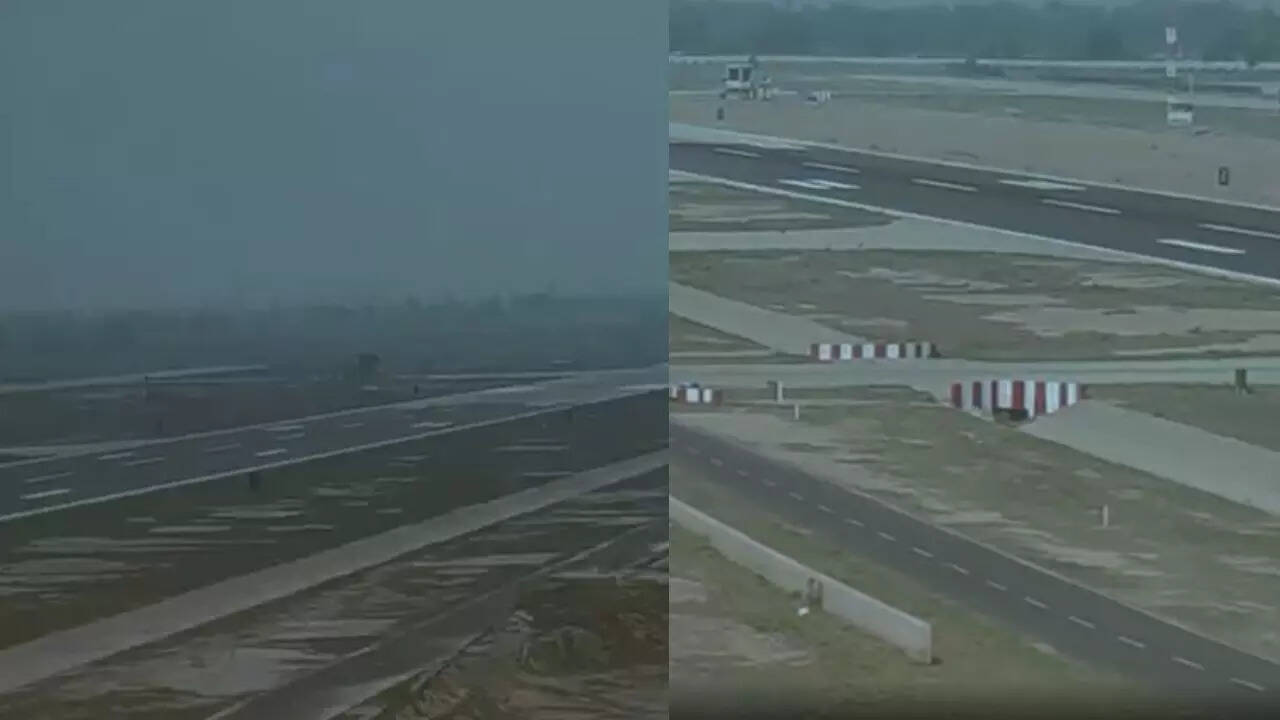 Govt shows time-stamped pictures to dismiss Pakistan's claims about air force stations - The Times of India