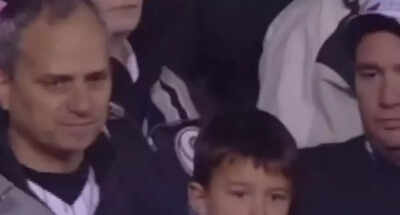 Viral clip: Pope Leo XIV caught on camera at 2005 World Series