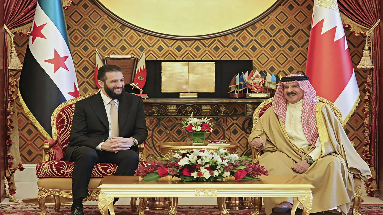 Syria's president visits Bahrain, discusses regional affairs with king