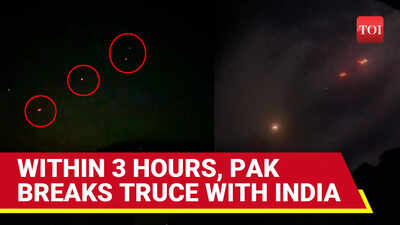Pak BETRAYS Ceasefire: India BLOWS UP Pakistani Drones; Loud Explosions Rock Jammu, Srinagar