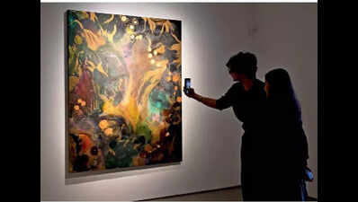 Stillness meets fluidity at artist Trishla Jain’s show
